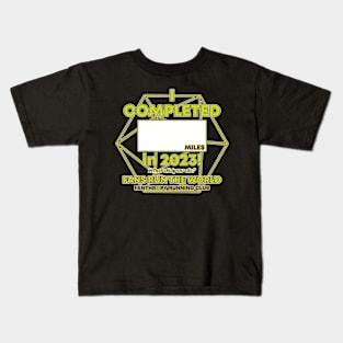 2023 Fans Run the World - Blank Mileage d20 Kids T-Shirt